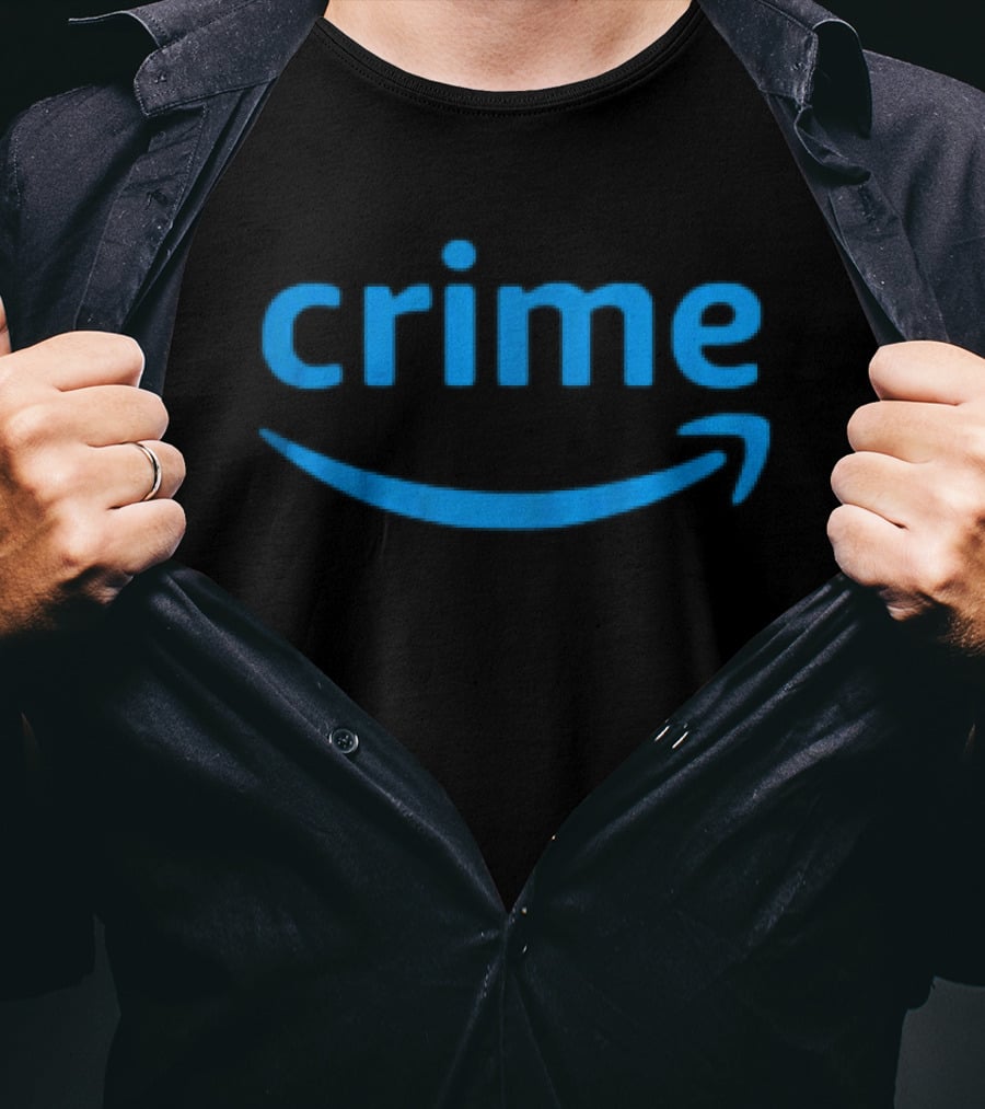 Amazon Prime Crime Parody Oversized T-Shirt