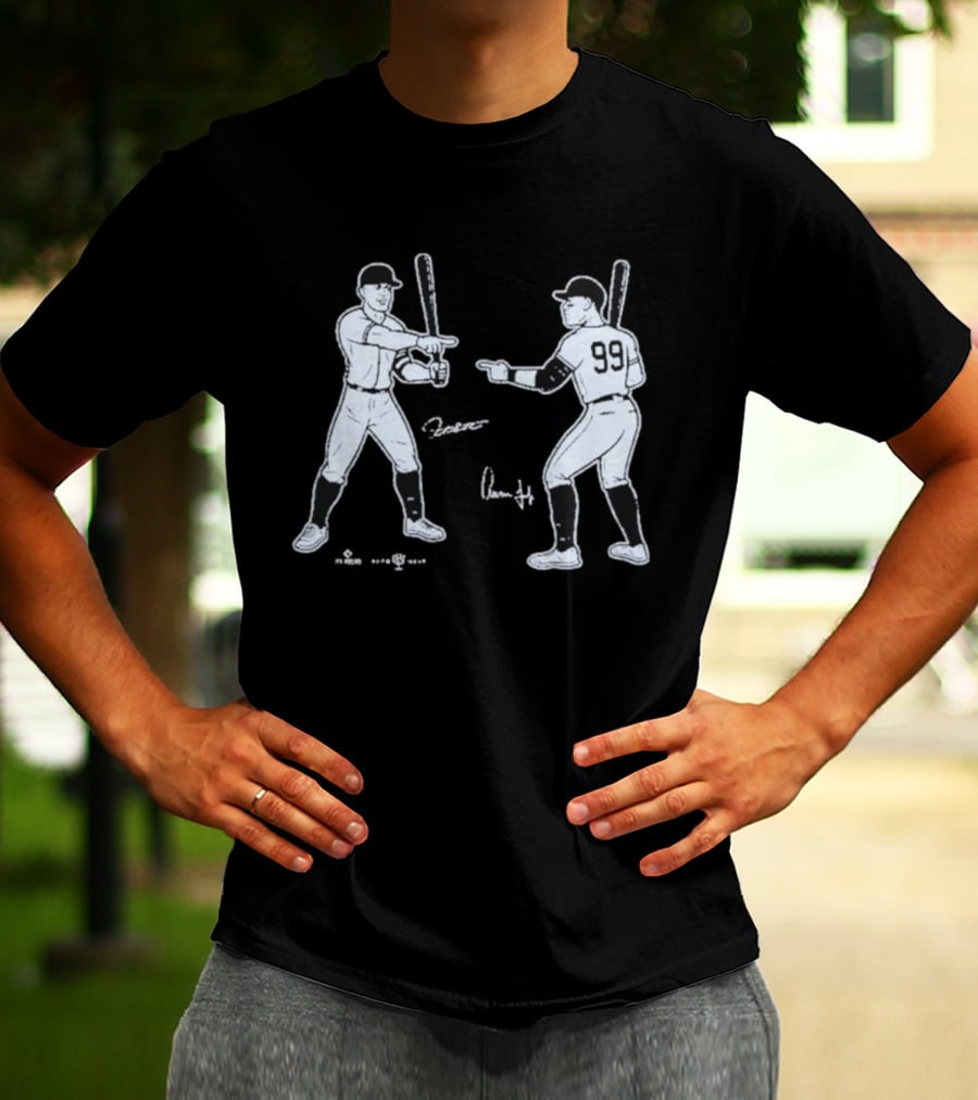 Giancarlo Stanton Aaron Judge New York Yankees Bronx Giants T-Shirt