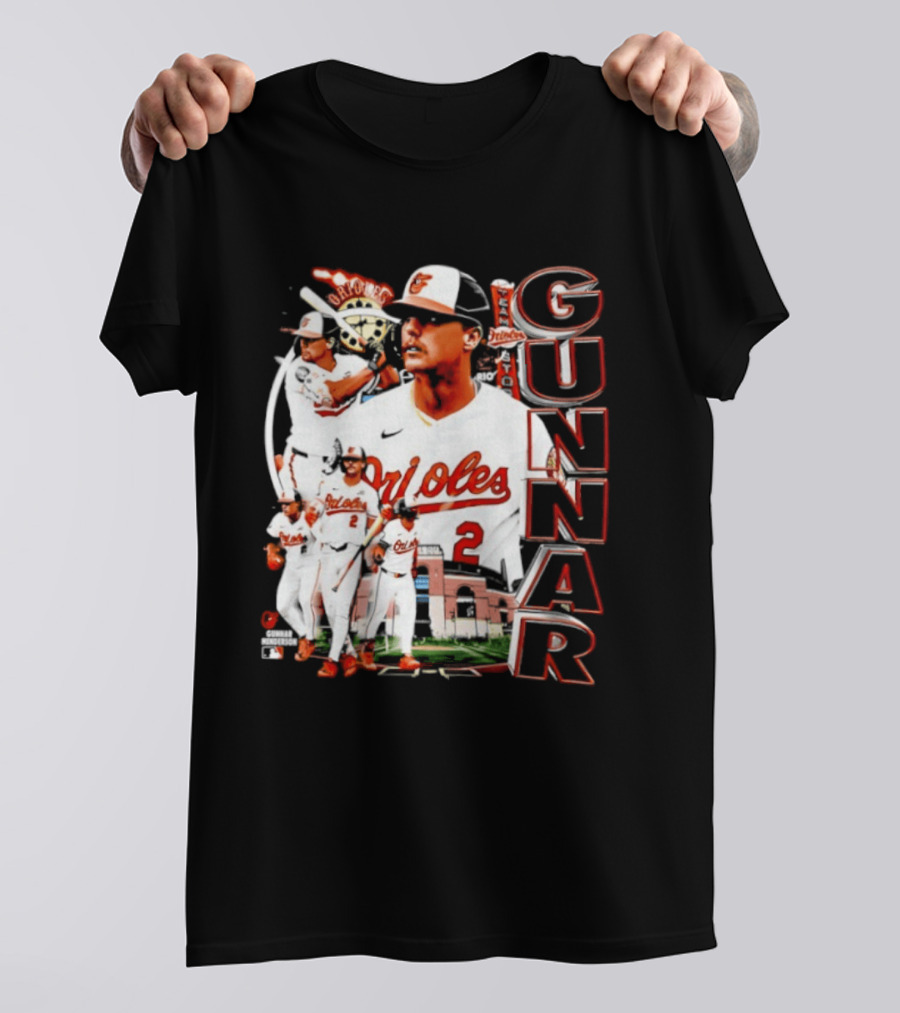 Gunnar Henderson Baltimore Orioles MLB 2026 Collage T-Shirt
