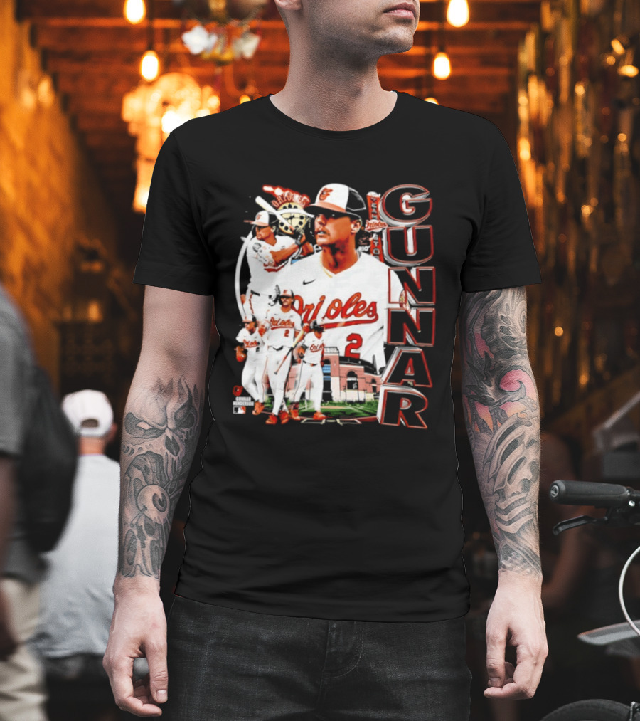 Gunnar Henderson Baltimore Orioles MLB 2026 Collage T-Shirt
