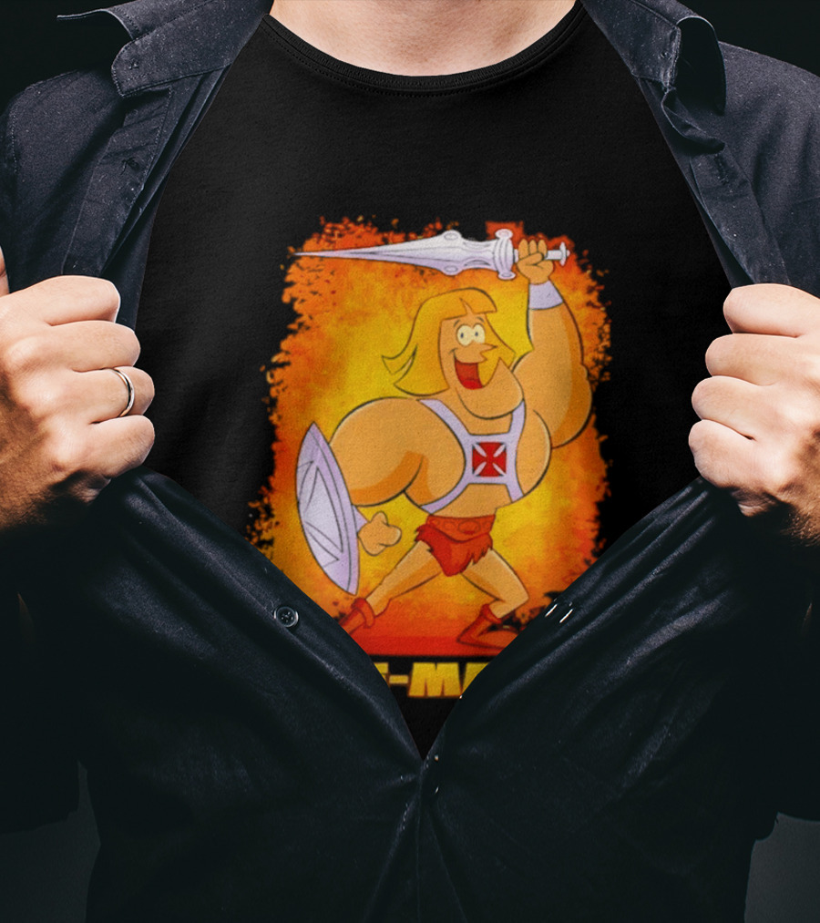 He Man Power Sword Masters Of The Universe Retro 80s T-Shirt