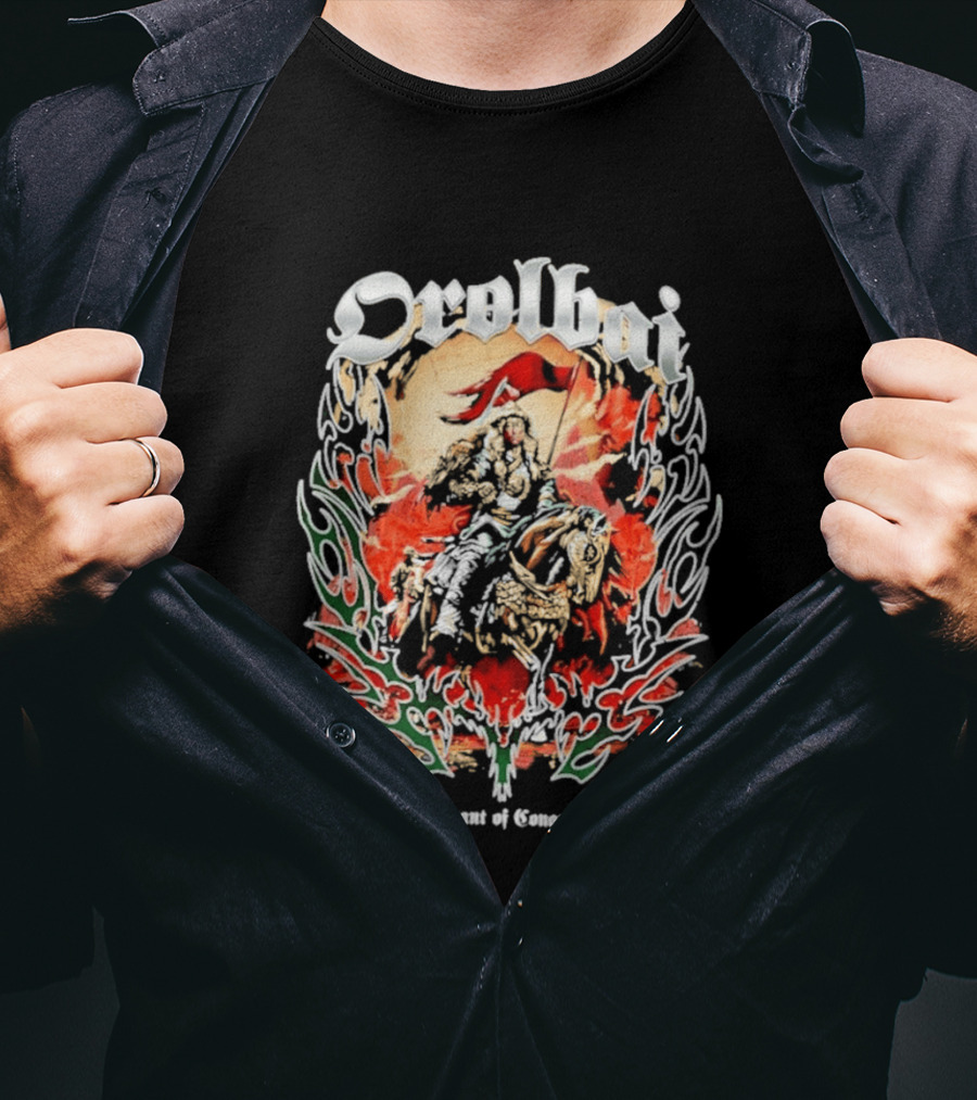 Orolbai Myktybek Descendant Of Conquerors Flame Warrior T-Shirt