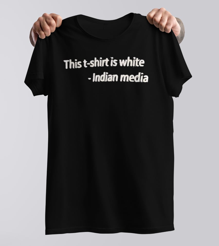 This Is White Indian Media T-Shirt