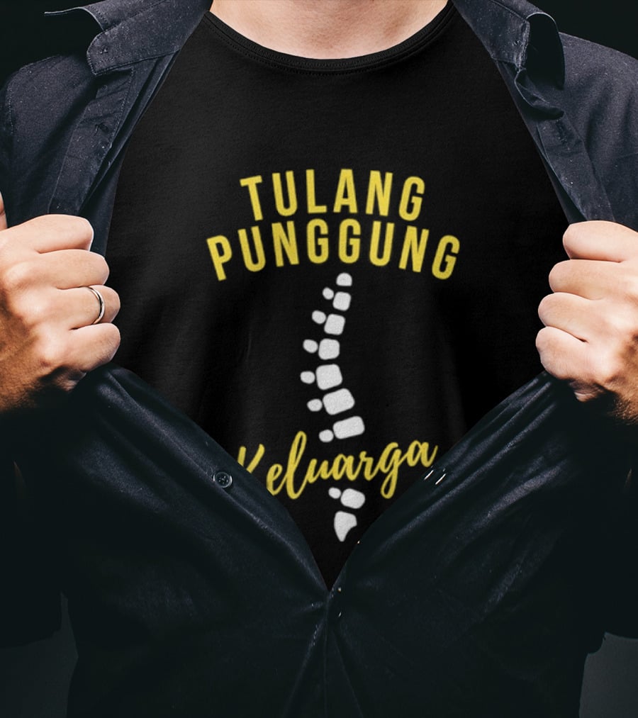 Tulang Punggung Keluarga Family Backbone Spine T-Shirt