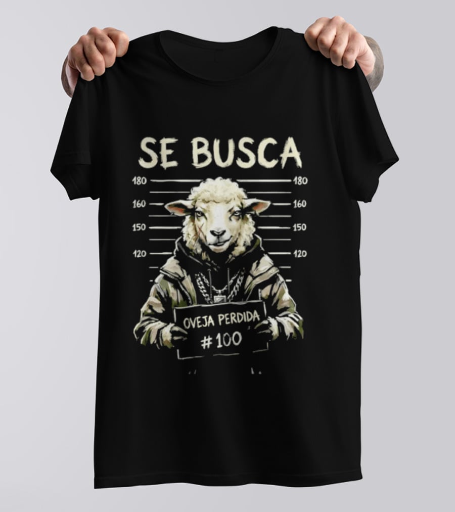 Se Busca Oveja Perdida 100 Shot T-Shirt