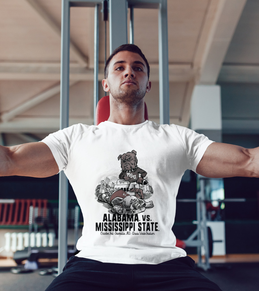 Alabama Vs Mississippi State October 3rd Starkville MS Davis Wade Stadium MSU T-Shirt
