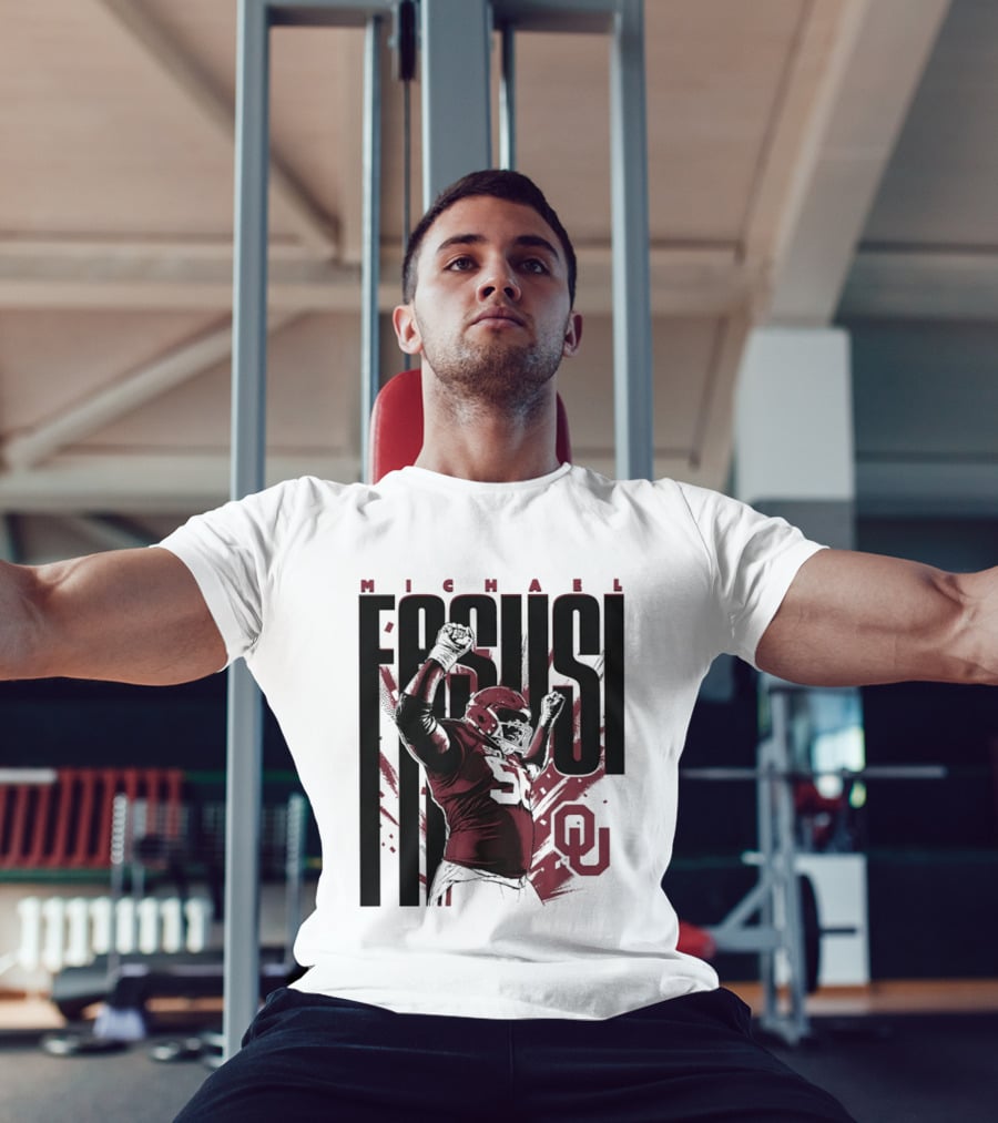 Michael Fasusi Oklahoma Sooners Football NCAA Player OU T-Shirt