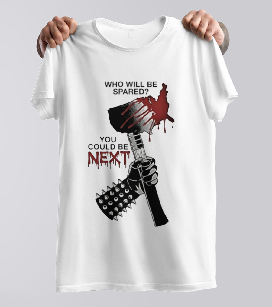 United States Map Axe Who Will Be Spared You Could Be Next T-Shirt