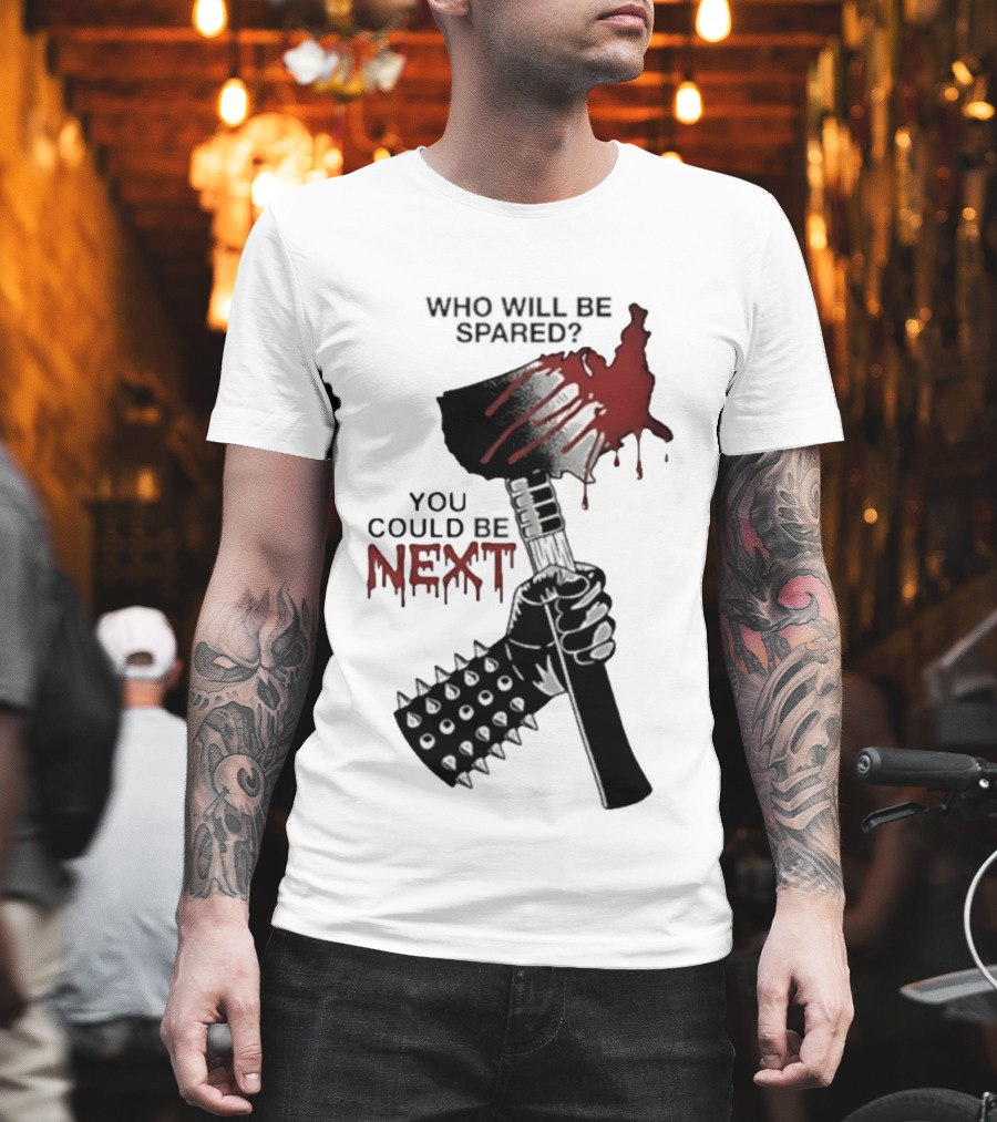United States Map Axe Who Will Be Spared You Could Be Next T-Shirt
