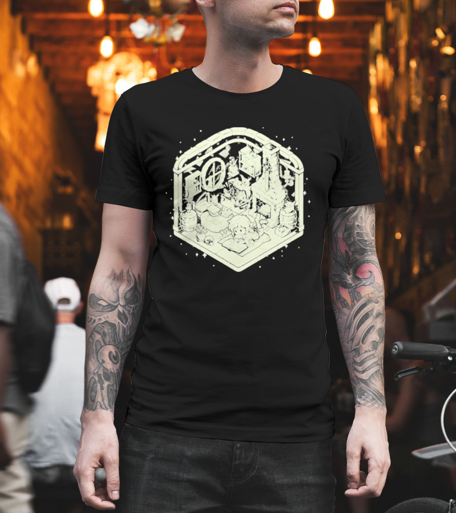 Cozy Hero's Hideout Avengers Room Isometric T-Shirt