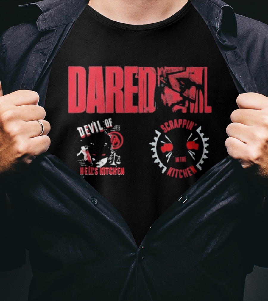 DAREDEVIL Devil Of Hell's Kitchen Scrappin T-Shirt