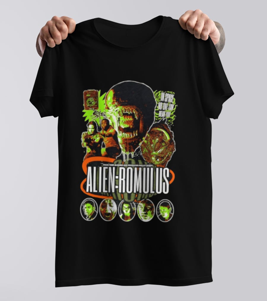 Alien Romulus Horror In Space No One Can Hear You T-Shirt