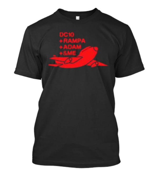 Keinemusik DC10 Rampa Adam &Me 2026 Airplane Collaboration T-Shirt