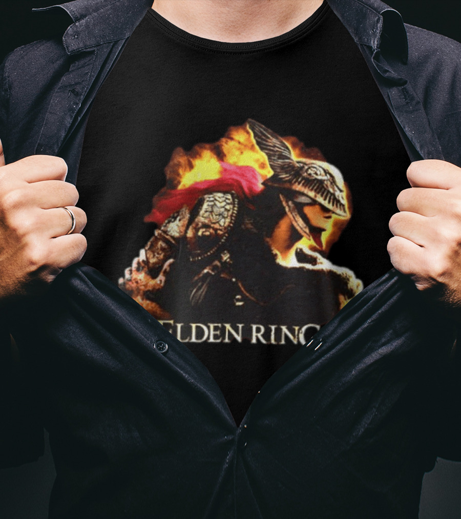 Elden Ring Malenia Blade Of Miquella Two Sided Gaming Warrior T-Shirt