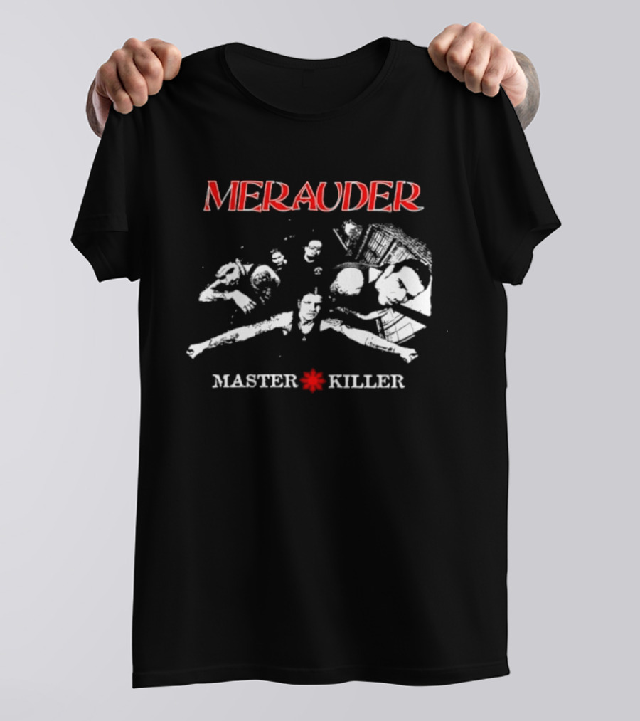 Merauder Master Killer Hardcore Metal Iconic Album T-Shirt