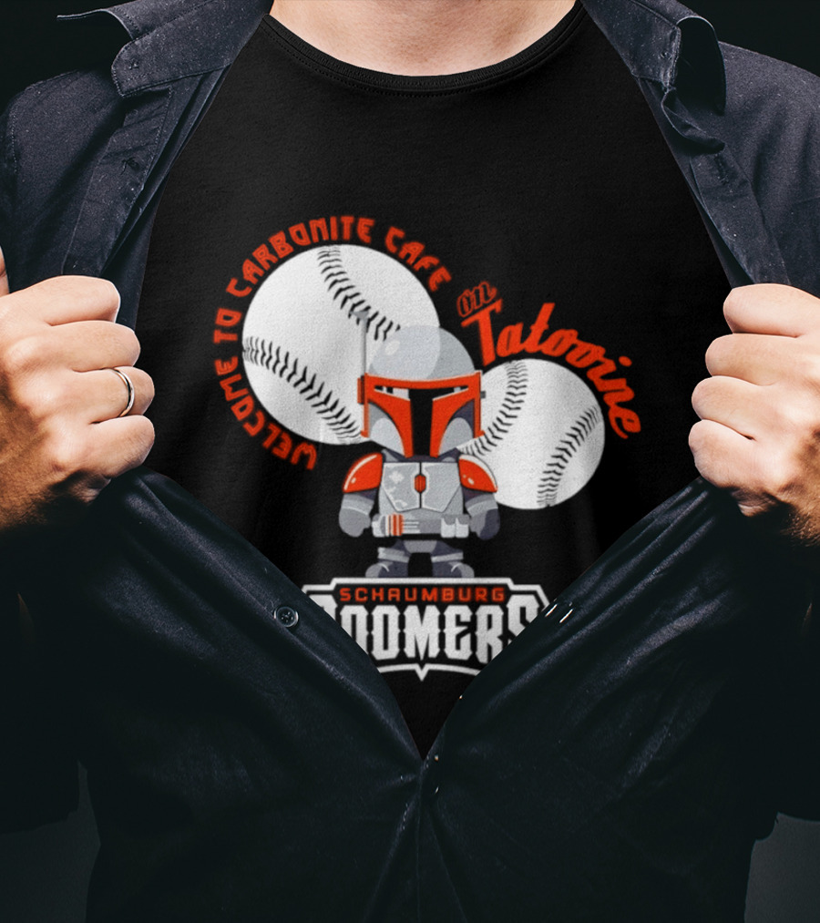 Schaumburg Boomers Welcome To Carbonite Cafe On Tatooine T-Shirt