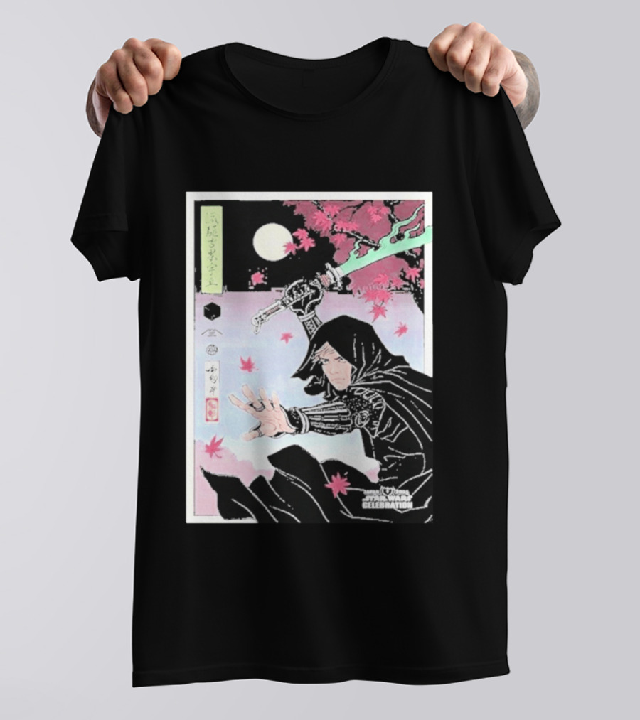 Star Wars Celebration Japan 2025 Luke Skywalker Samurai Art Final Reveal T-Shirt