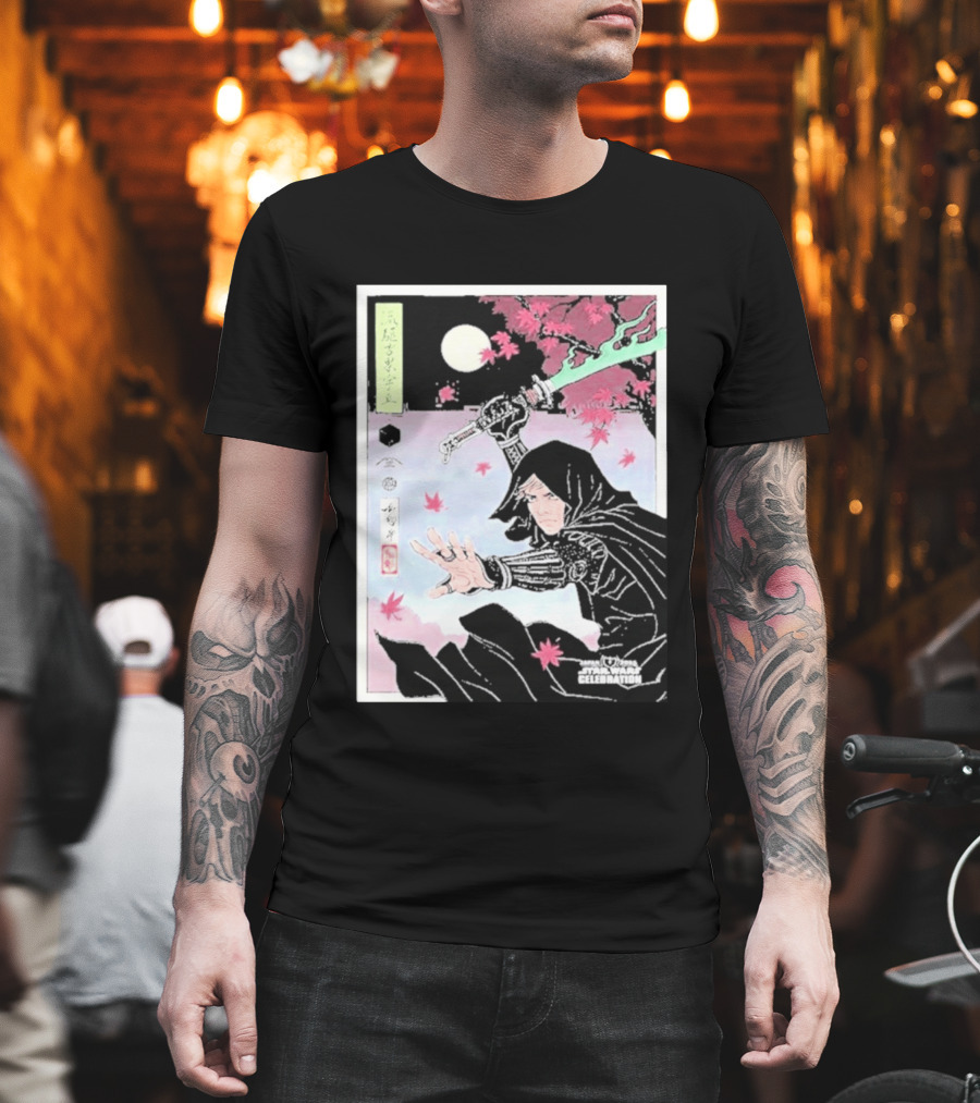 Star Wars Celebration Japan 2025 Luke Skywalker Samurai Art Final Reveal T-Shirt