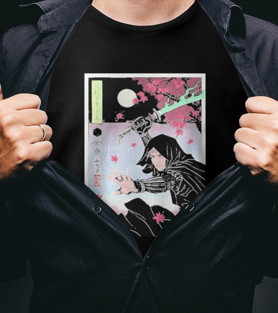 Star Wars Celebration Japan 2025 Luke Skywalker Samurai Art Final Reveal T-Shirt