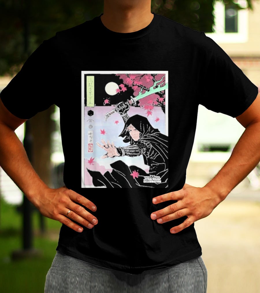 Star Wars Celebration Japan 2025 Luke Skywalker Samurai Art Final Reveal T-Shirt