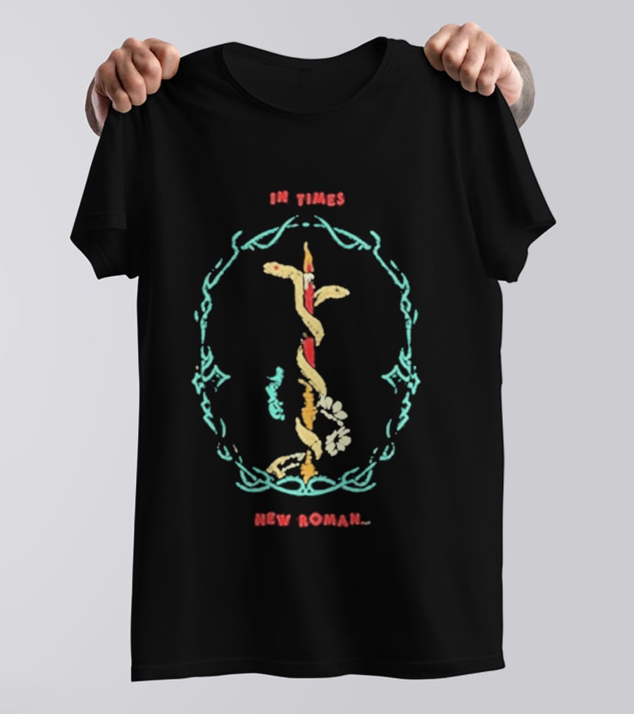 Queens Of The Stone Age In Times New Roman Snake T-Shirt
