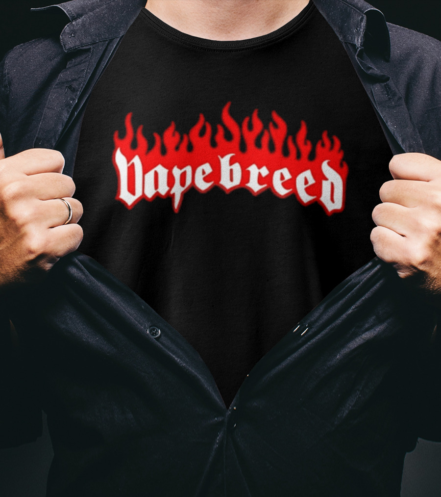 Vapebreed Flame Style Vapebreed Vaping Vape Culture T-Shirt