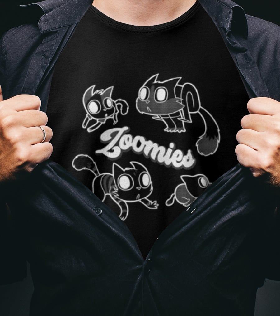 Zoomies Cat Kitten Pet Playful Energy T-Shirt