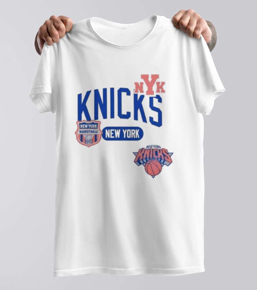 New York Knicks NYK Basketball NBA Collage T-Shirt