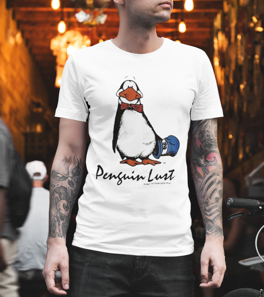 Opus The Penguin Lust 1983 Washington Post T-Shirt