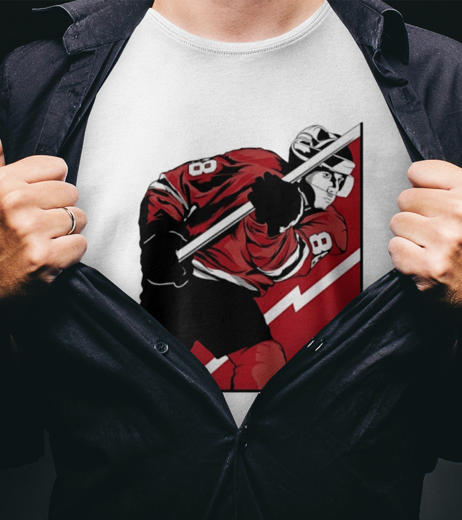 Patrick Kane 88 Chicago Blackhawks Comic Style Hockey Player T-Shirt