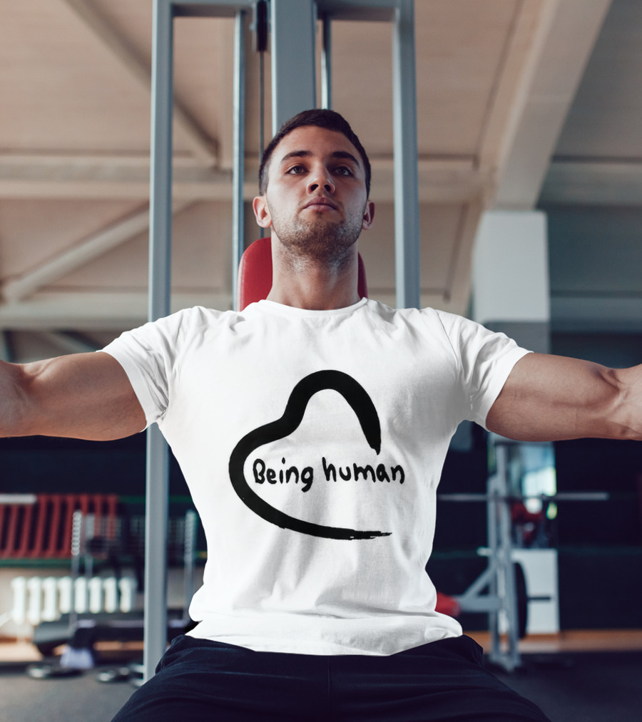 Salman Khan Being Human Heart Logo Coffee T-Shirt