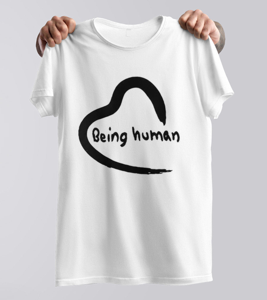 Salman Khan Being Human Heart Logo Coffee T-Shirt