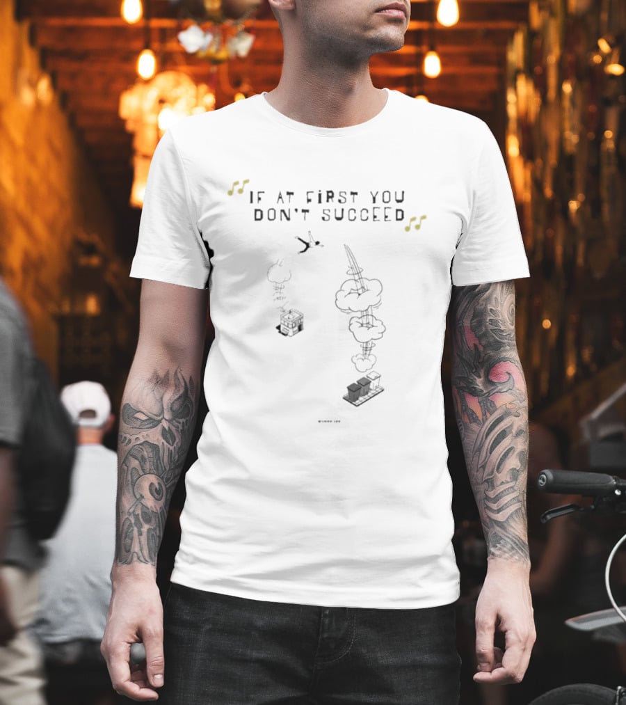 Timbo Land If At First You Don't Succeed Flipping Trick T-Shirt