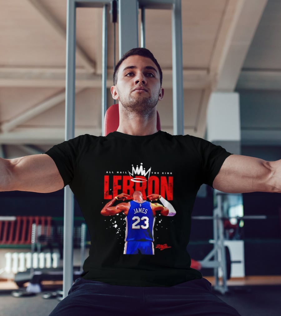 All Hail The King LeBron James 23 Basketball Legend T-Shirt