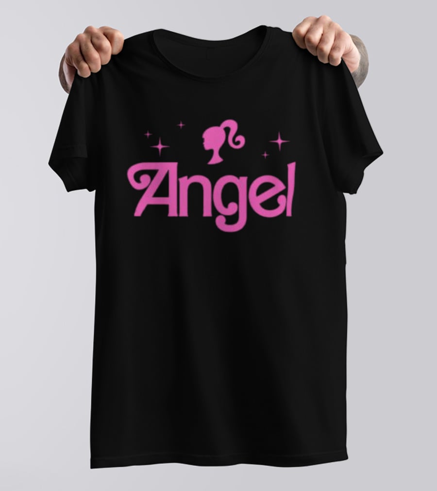 Angel Reese Barbie Crop With Star Accents T-Shirt