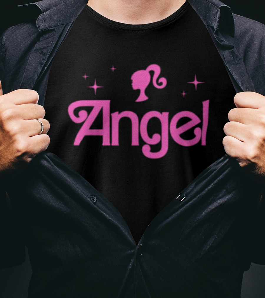 Angel Reese Barbie Crop With Star Accents T-Shirt