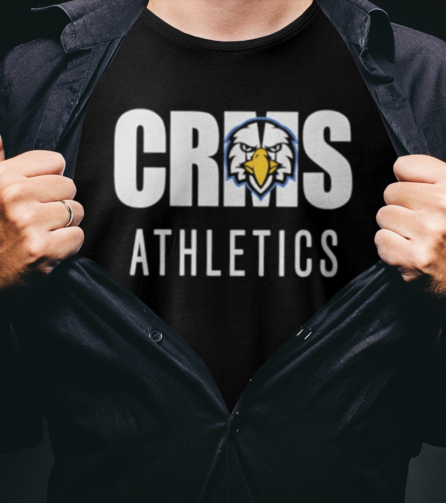 CRMS Athletics Eagle Emblem Canyon Ridge Motif T-Shirt