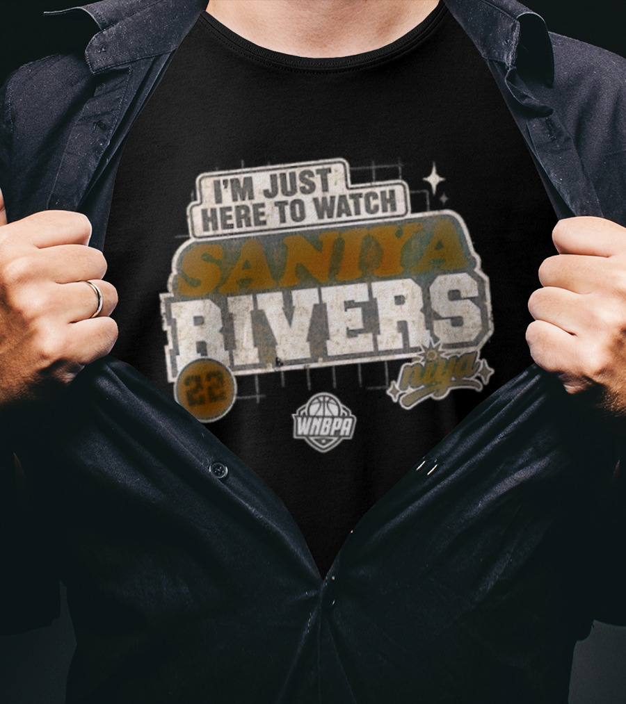 Saniya Rivers 22 Connecticut Sun WNBA Basketball Fans T-Shirt