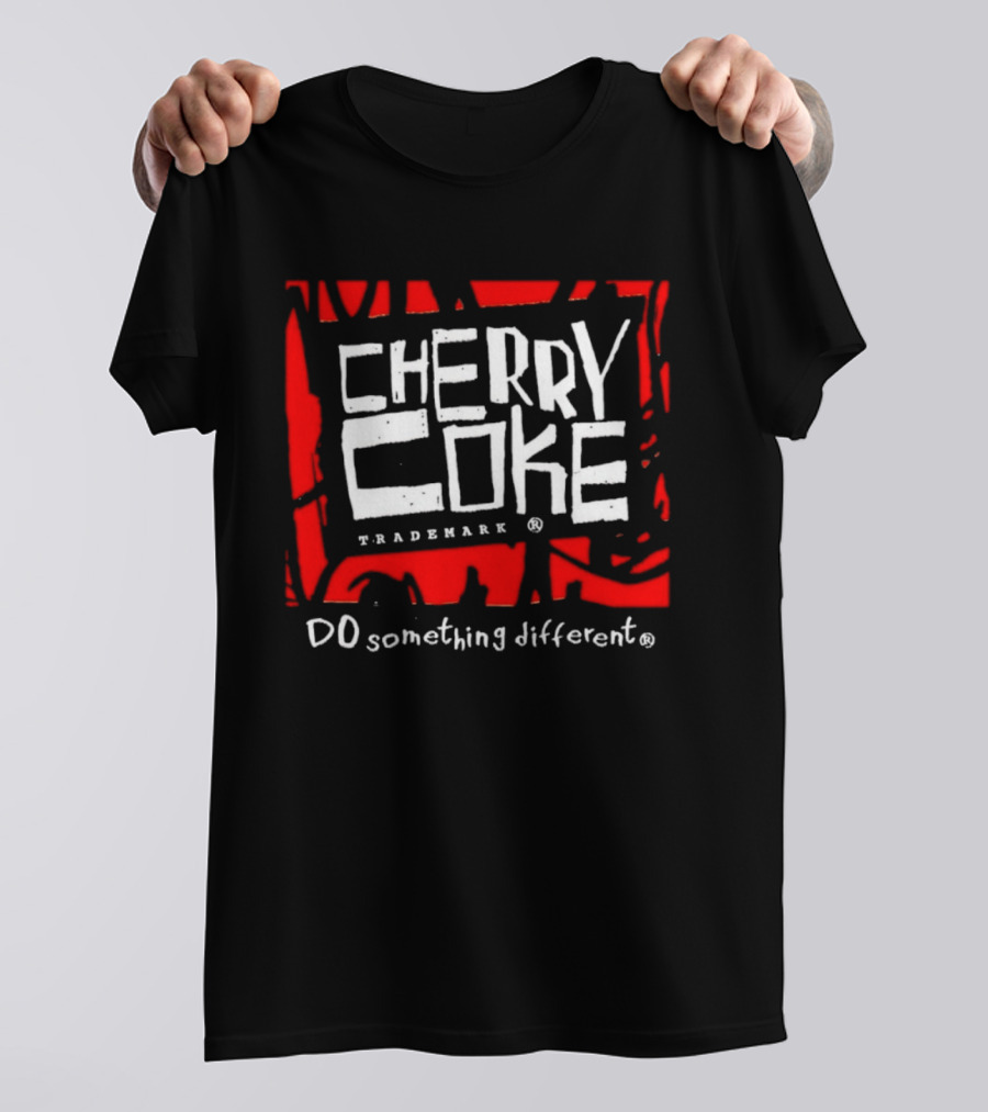 Cherry Coke Trademark Do Something Different T-Shirt