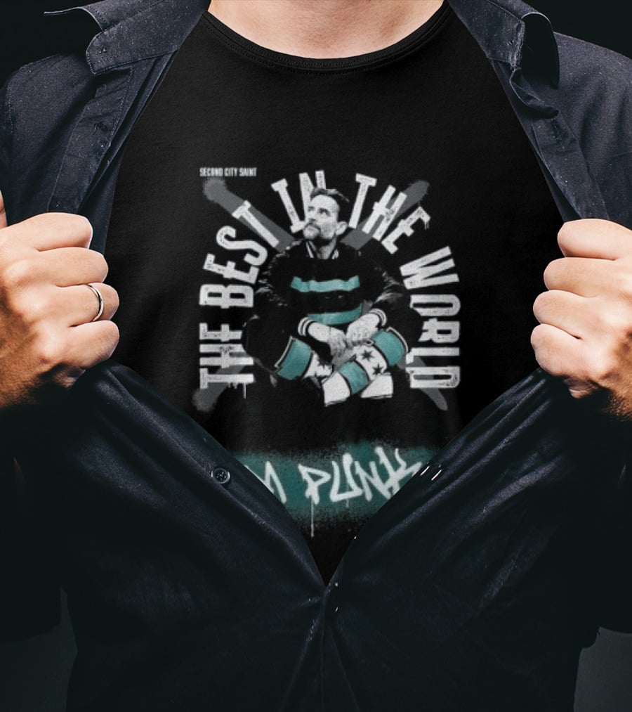 CM Punk The Best In The World Second City Saint No Compromise T-Shirt