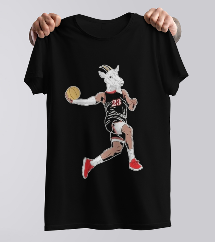 Lebron James 23 Goat Philly Basketball Legend Fan T-Shirt