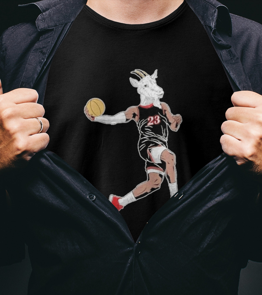Lebron James 23 Goat Philly Basketball Legend Fan T-Shirt
