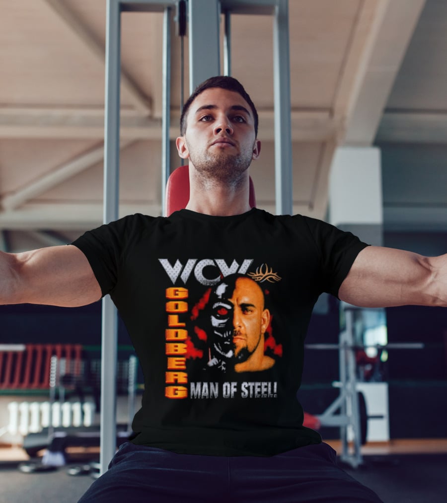 WCW Goldberg Man Of Steel Wrestling T-Shirt