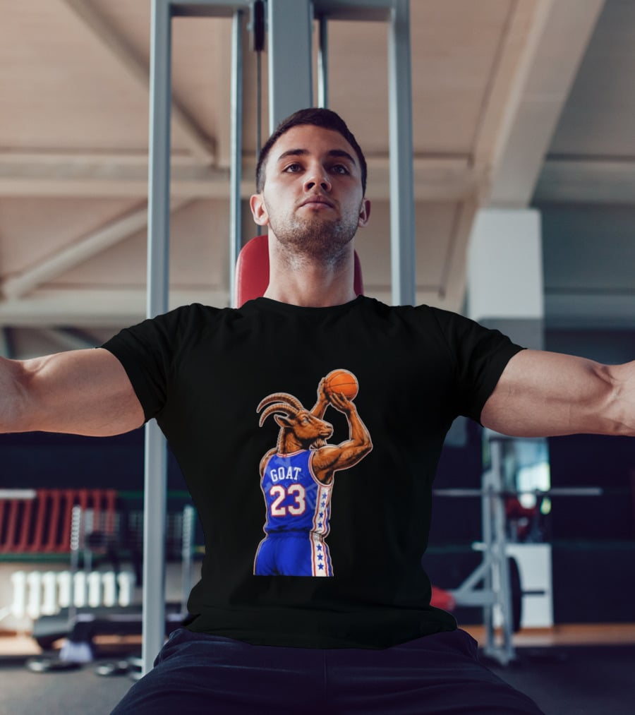 GOAT 23 Basketball Jersey Philadelphia Sixers LeBron James T-Shirt