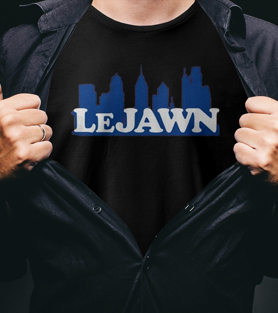 LeJawn Philadelphia 76ers City Skyline T-Shirt