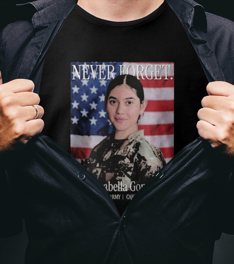 Never Forget Pvt Isabella Gonzales United States Army T-Shirt