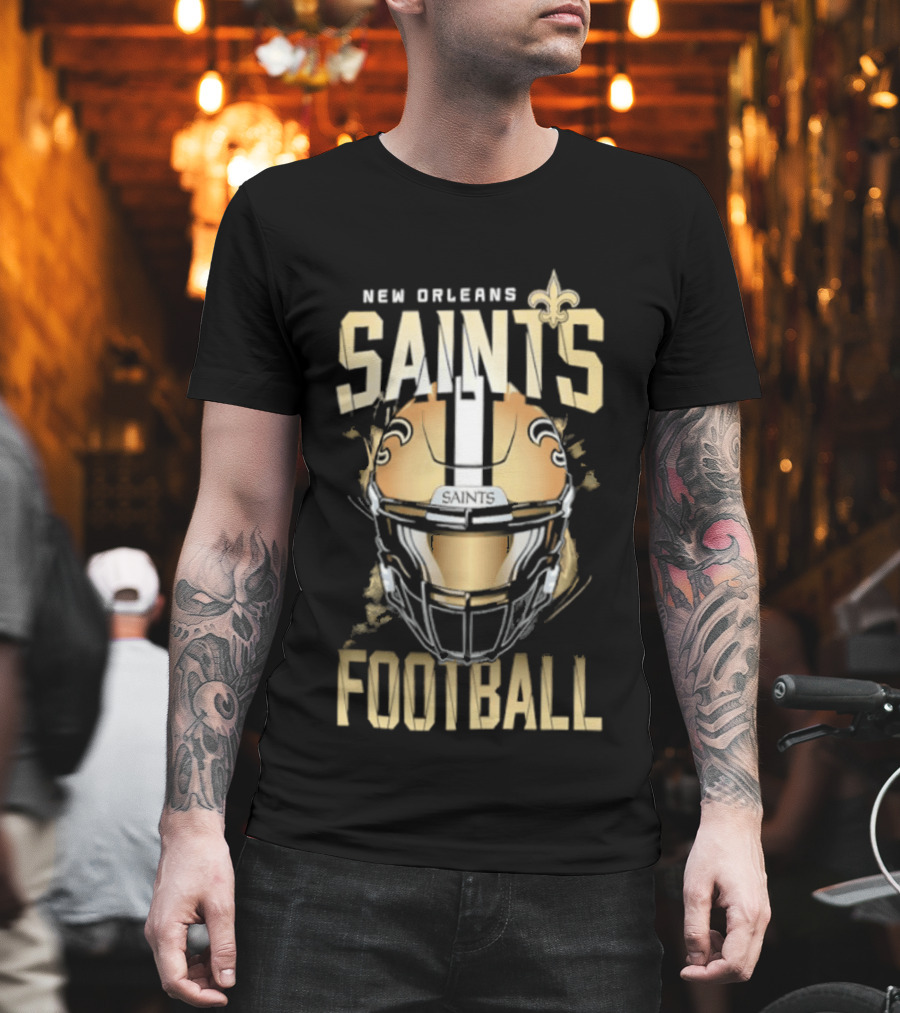 New Orleans Saints Football Helmet 2026 T-Shirt