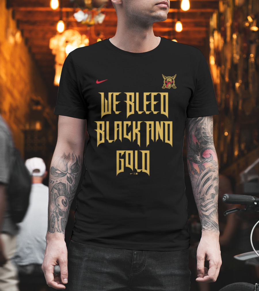 Pittsburgh Pirates We Bleed Black And Gold City Connect Nike T-Shirt