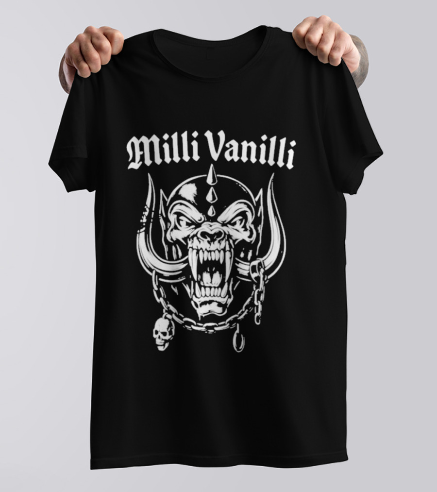 Milli Vanilli Motorhead Snaggletooth T-Shirt
