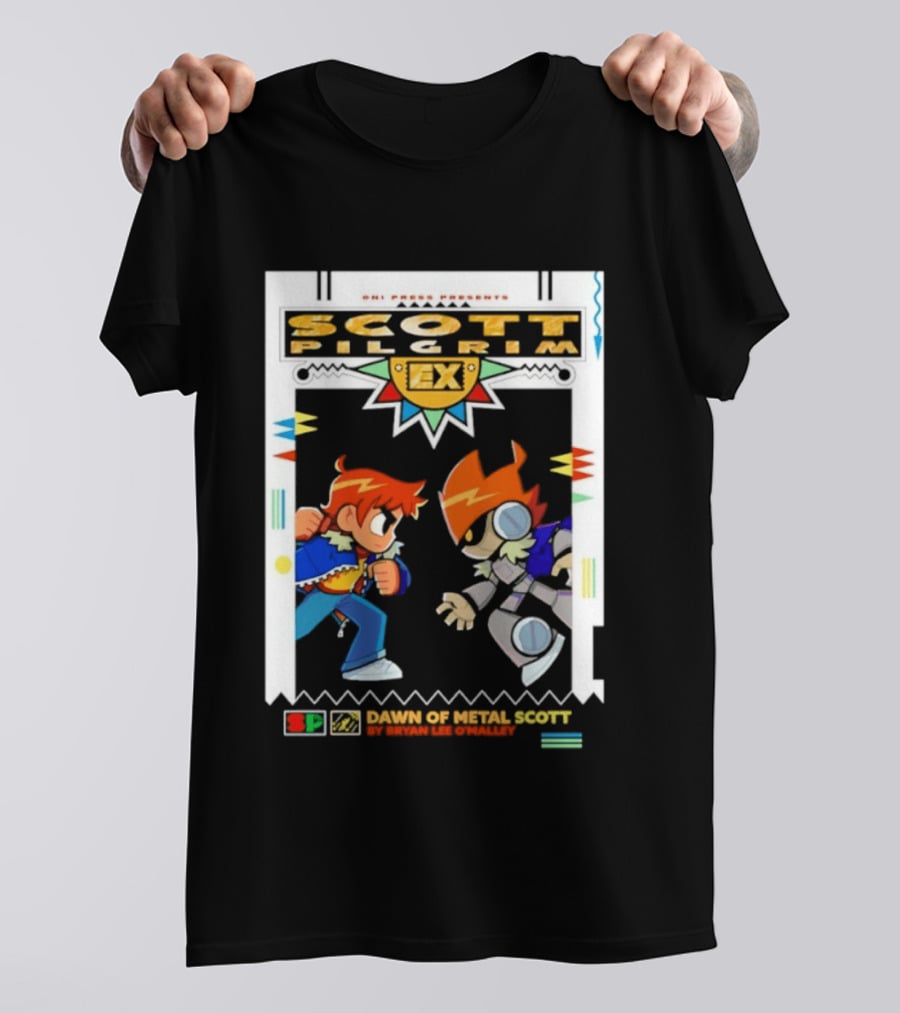 Scott Pilgrim Oni Press Bryan Lee O'Malley Damns Of Nega Scott T-Shirt